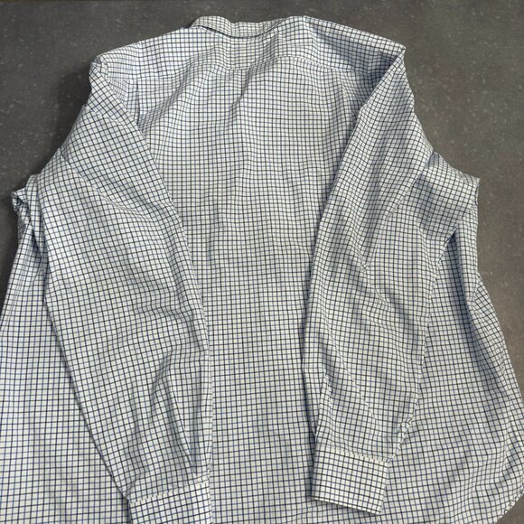 Polo Ralph Lauren Blue Check Long Sleeve Button-Down Shirt – Size 2XLT (Tall) - Picture 4 of 10
